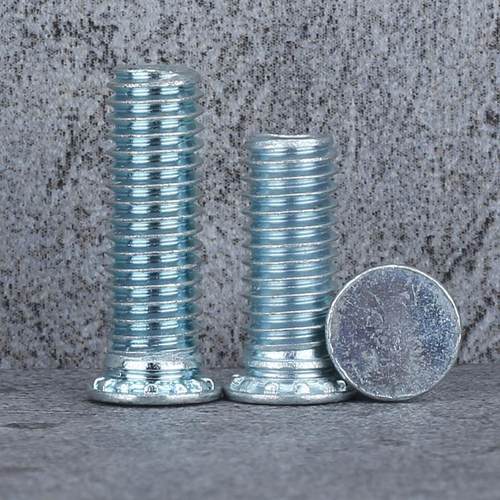 碳钢镀锌小头压铆螺钉铁压卯螺丝钣金压板铆钉FHL-M4M6x8x10~20mm