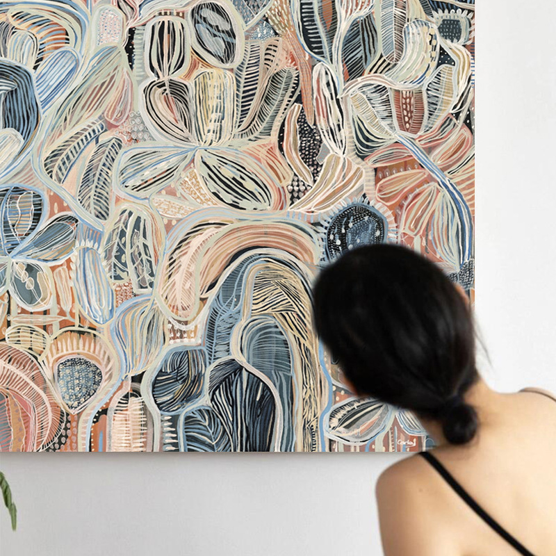 摩洛哥之梦现代简约抽象装饰画