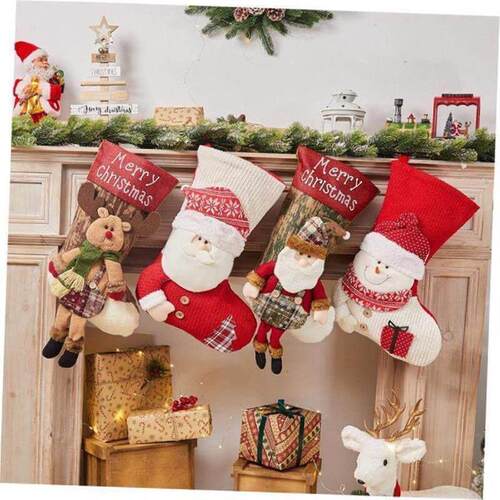 Christmas stockings Christmas Eve presents goody bag pendant