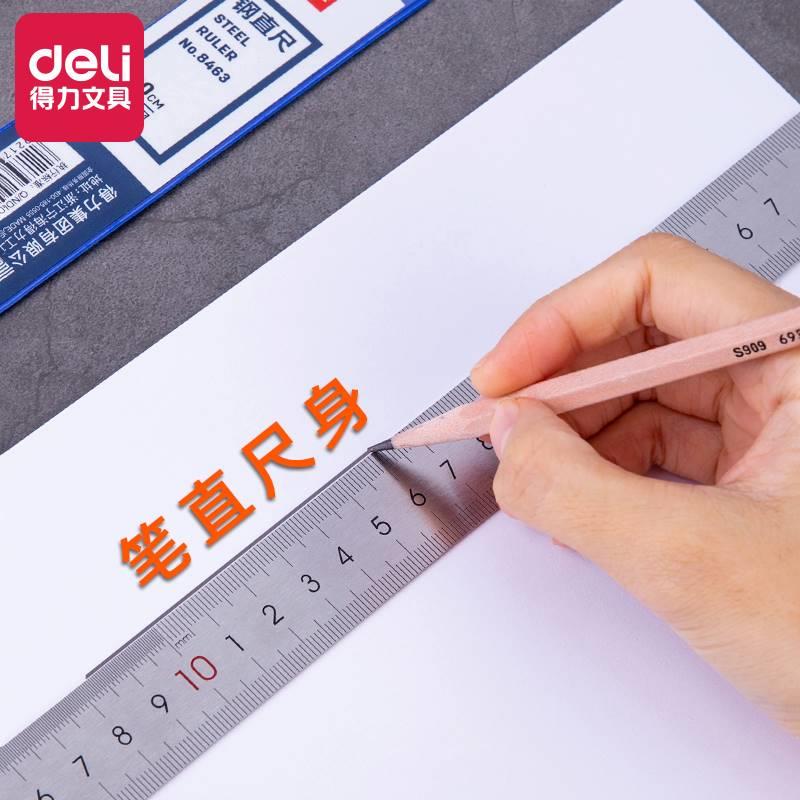 Stainless steel straight ruler 1 meter 15/20/30cm thicker lo