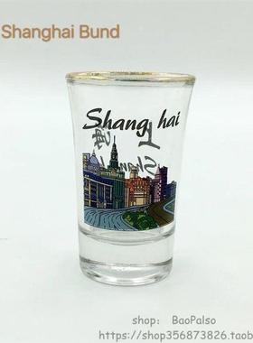 souvenir 6-pack tequila base shot glass set shanghai china
