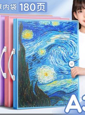 a2/a3/8K clear book poster art holder file binder画册收藏夹