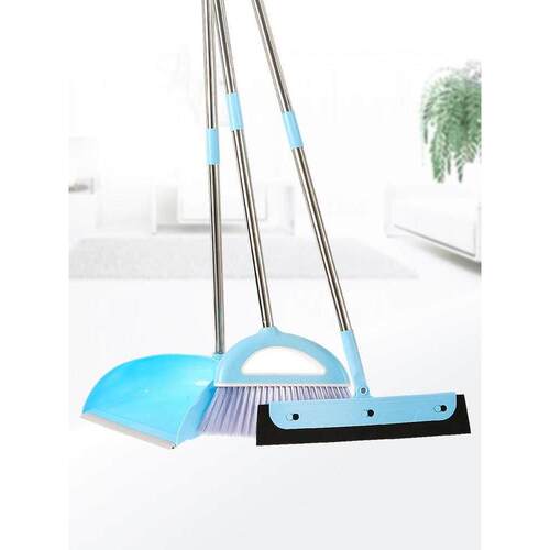 household sweeper dustpan set toilet wiper magic扫把客厅