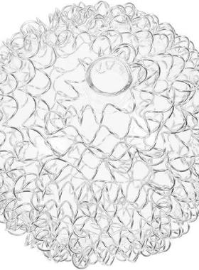 Glass Lampshade Light Covers Seeded Wire Cage Hanging