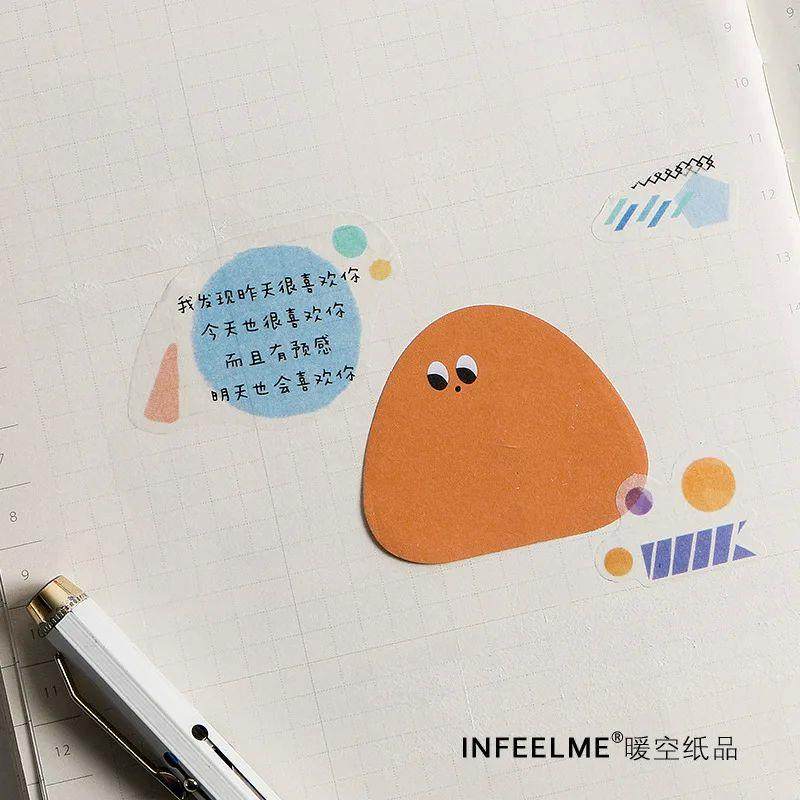 30pcs Sticky Notes Cute Cartoon Colorful Memo Pad Ins Kawaii