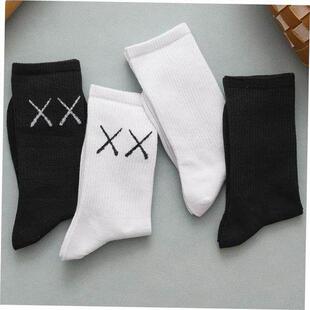 socks tube white thin men and long black Summer pure