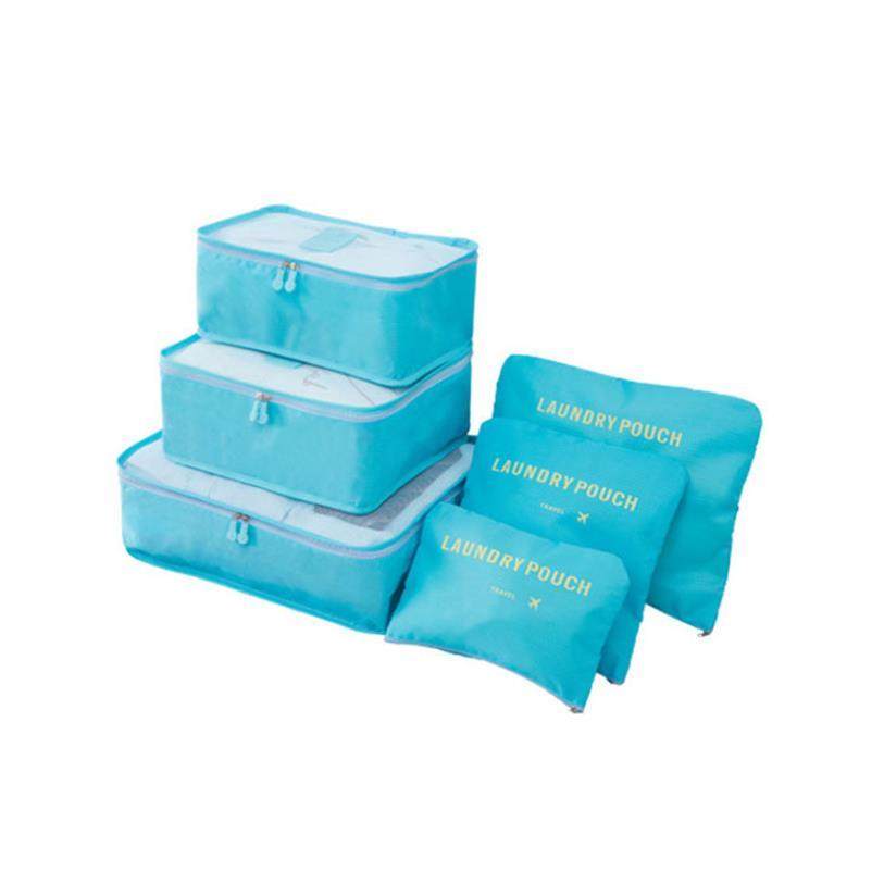 3PCS Compression Packing Cubes Travel Luggage Organizer bag