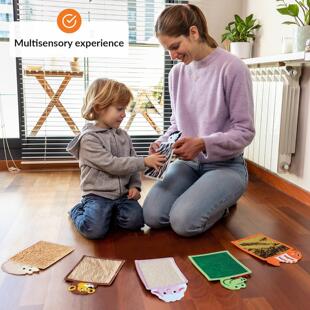 sensory toy mats Tiles Wall Panel for Kid Tactile Play感官垫