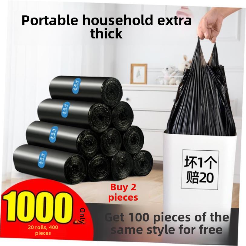 Garbage bags portable kitchen large trash can plastic bag