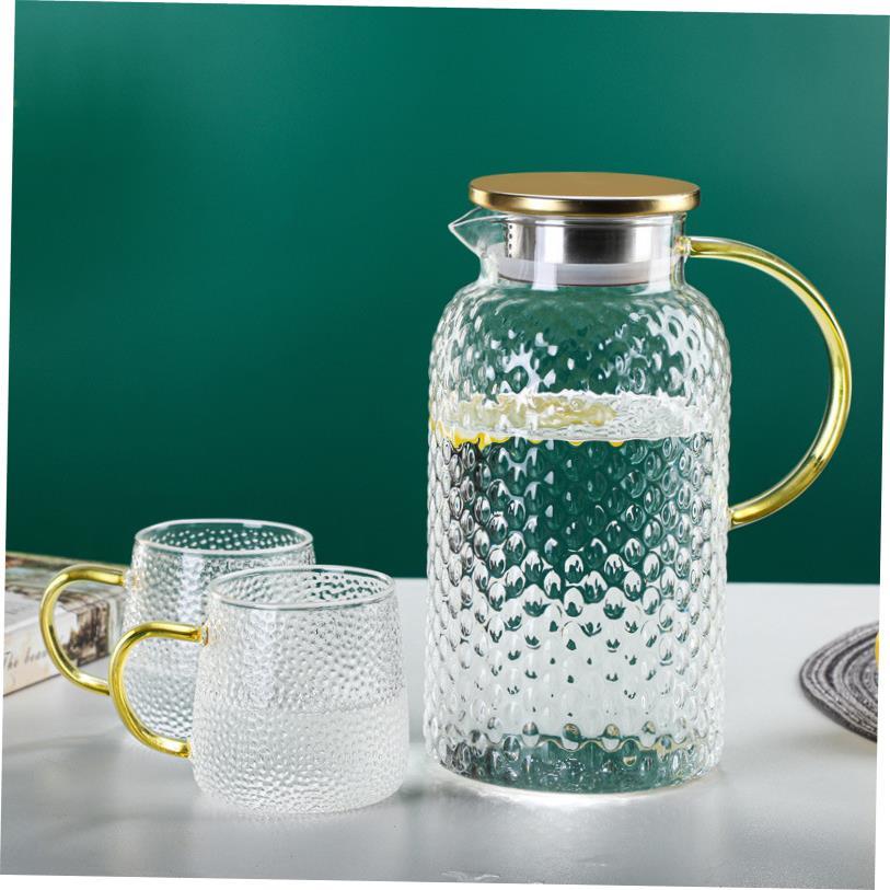 Heat-resistant glass teapot juice jug large water set
