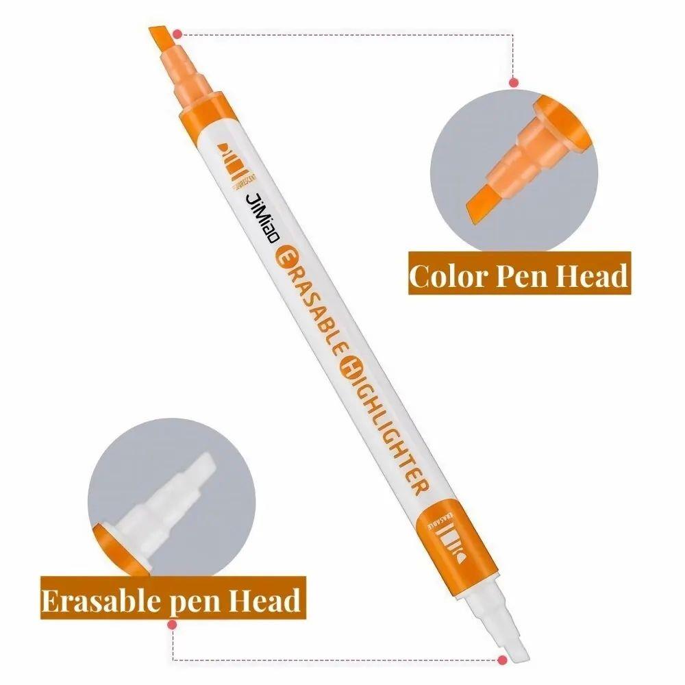 Erasable Double Headed10 Colors Highlighter Marking Pen Set