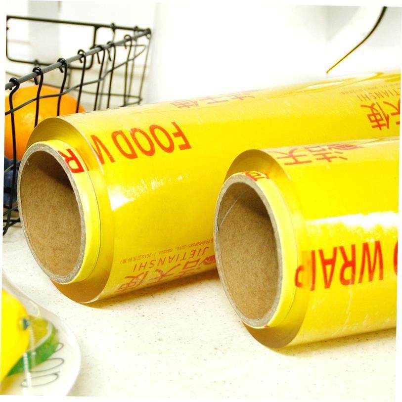 Plastic Food Wrap Fixing Dispenser Cutter Cling Film Wrap