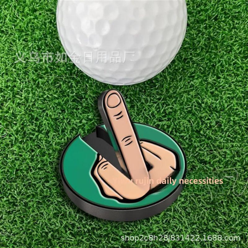 Funny Middle Finger Golf Ball Marker有趣的中指高尔夫球记号笔