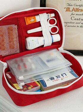 First Aid Kit Bag Home Emergency Medical Survival Rescue Box