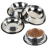 Bowl Bowls Dog Pet Feeding Cat Steel Water Stainless Feeder