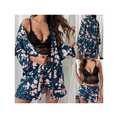 be Suit Summer Sexy V-Neck Pyjamas Sleepwear Home Nightdress