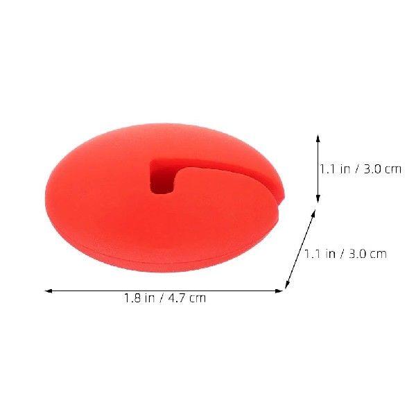 2 Pcs Thermometer Holder Silicone Clip Pot Temp Probe