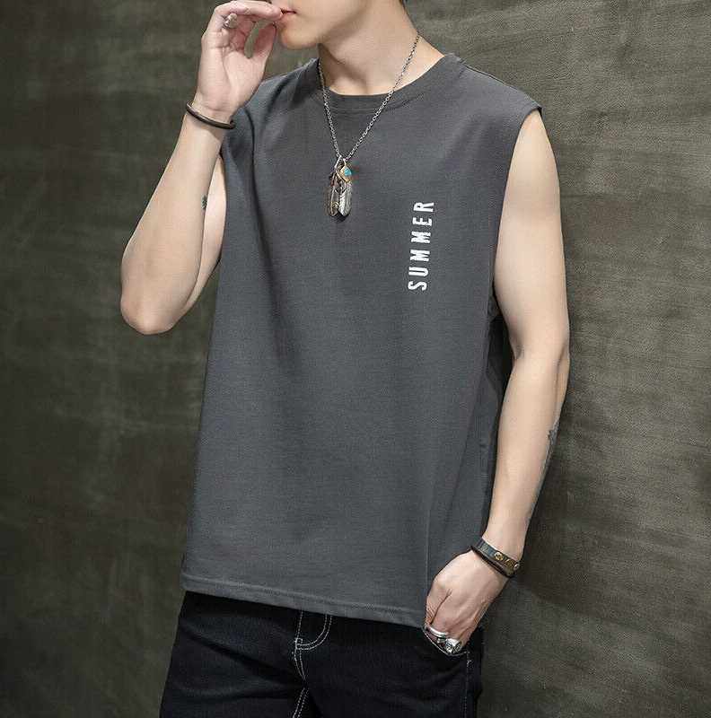 富铤fortei运动背心男夏季潮男薄款透气休闲篮球服健身棉打底衫汗