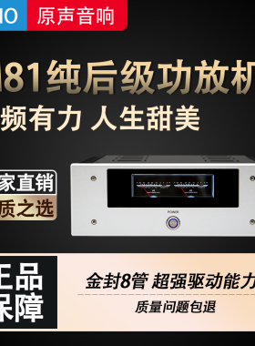 M81大功率纯后级功放机 HiFi发烧级金封管场效应管 甲类甲乙类