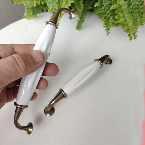 柜门陶瓷把手橱柜抽屉拉手128