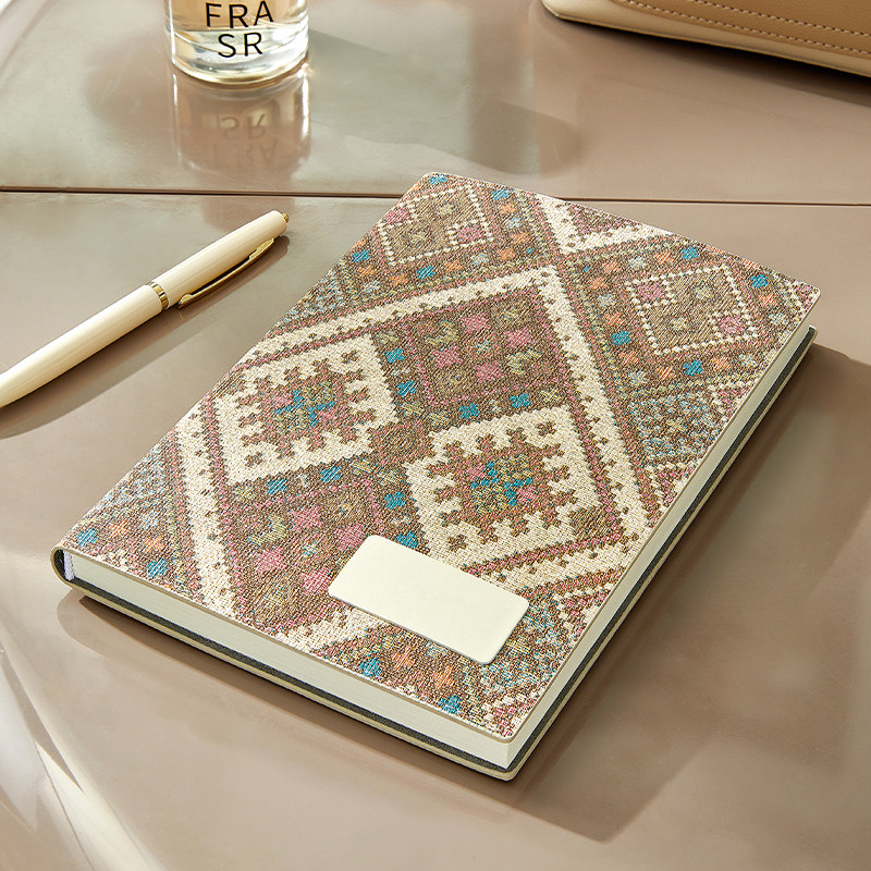 笔记本本子a5创意高颜值加厚横线本简约商务办公工作会议用记录记事本大学生考研本高档礼盒套装可定制印logo