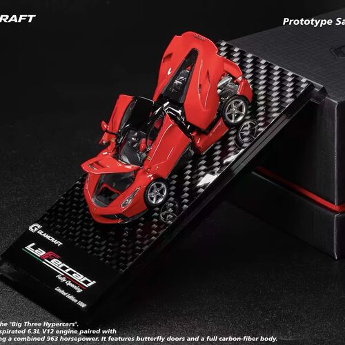 GLAMCRAFT 1:64 法拉利拉法 Laferrari 合金汽车模型
