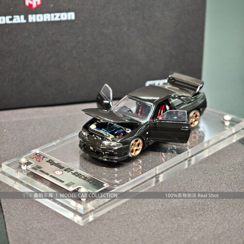 FH Focal Horizon 1:64 尼桑GTR R32 R33 合金全开汽车模型礼品