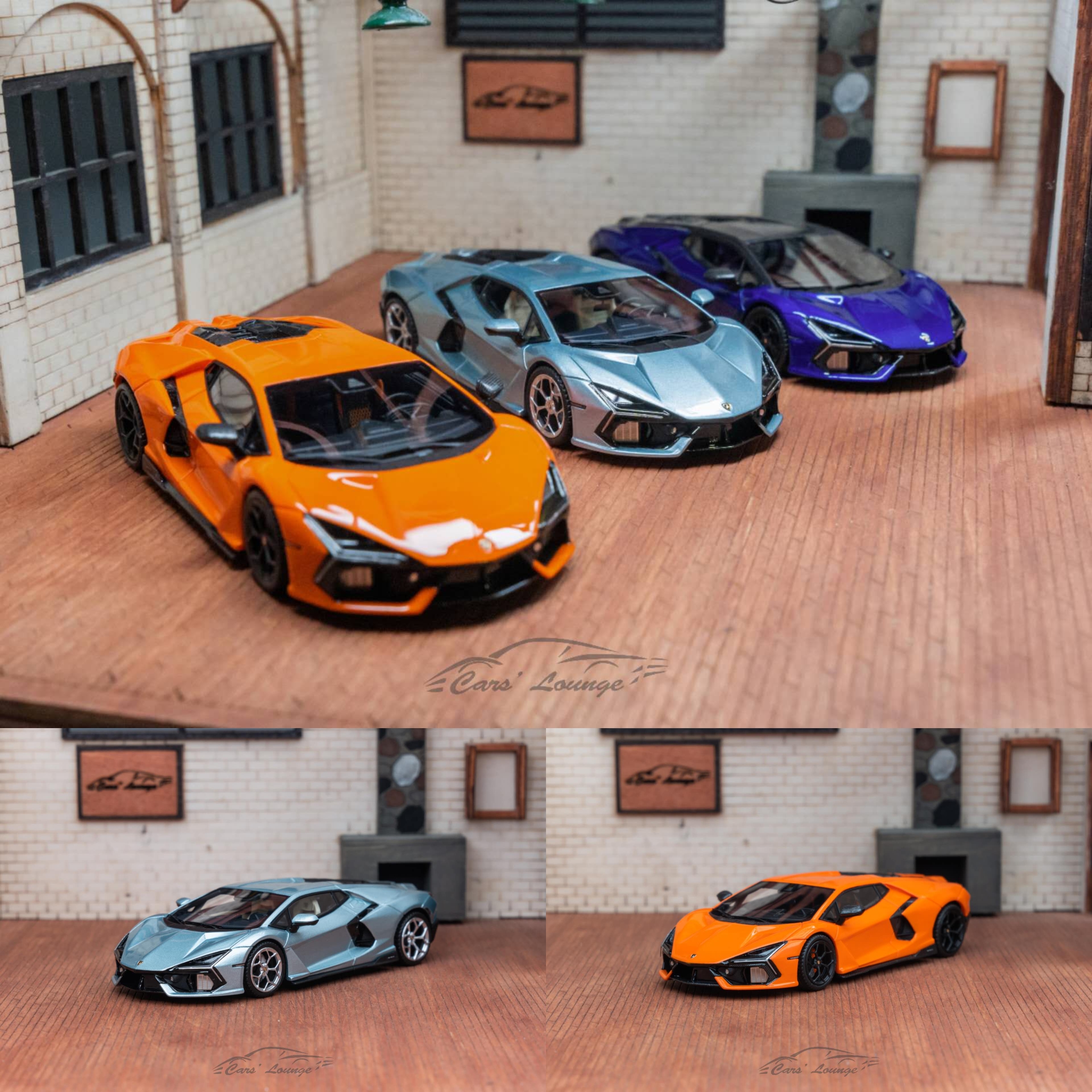 Cars' Lounge 车廊 1:64 兰博基尼Revuelto 限量树脂仿真车模