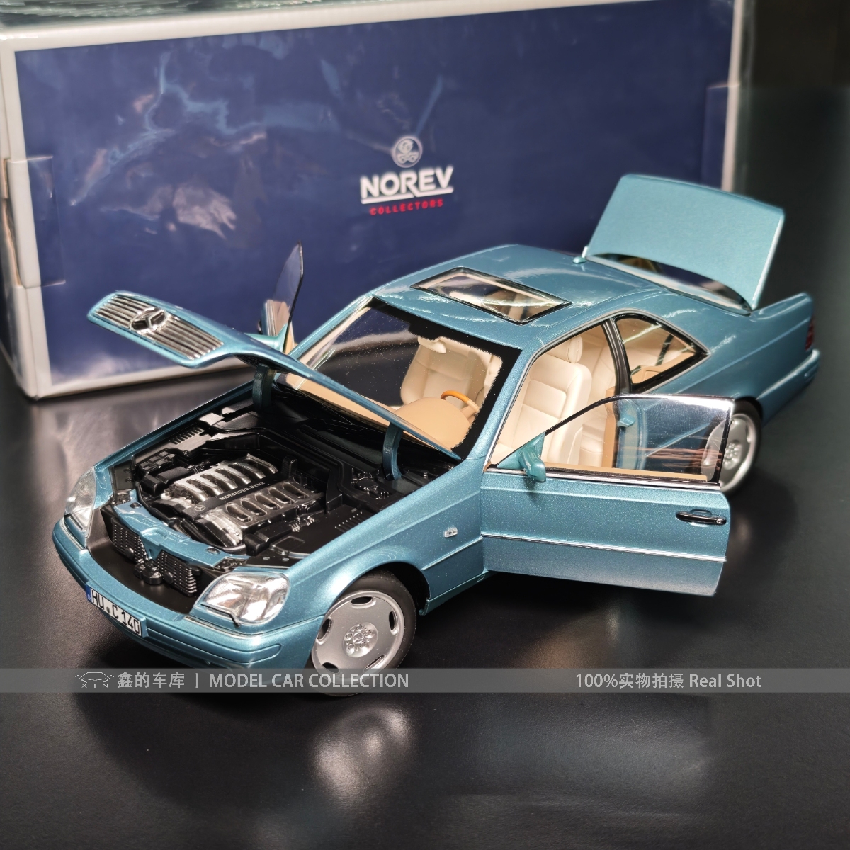 诺威尔 Norev 1:18 奔驰CL C140 合金全开汽车模型收藏摆件