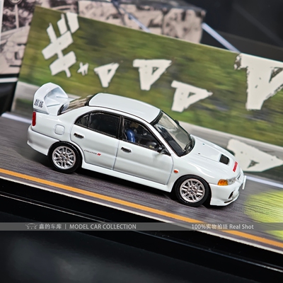 HobbyJapan HJ 1:64 三菱EVO3 须藤京一 头文字D 合金车模型收藏