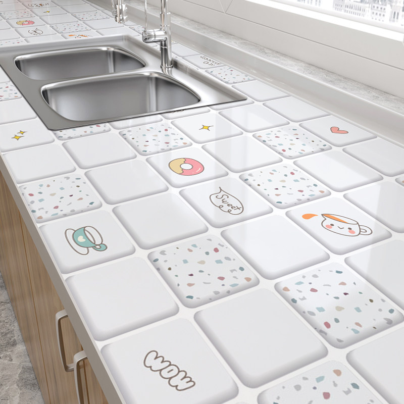 厨房防油贴纸油烟机防水耐高温自粘墙贴翻新遮丑墙纸灶台墙面贴膜,家居饰品,软装墙贴,淘宝优惠券,粉丝福利购,淘宝优惠卷