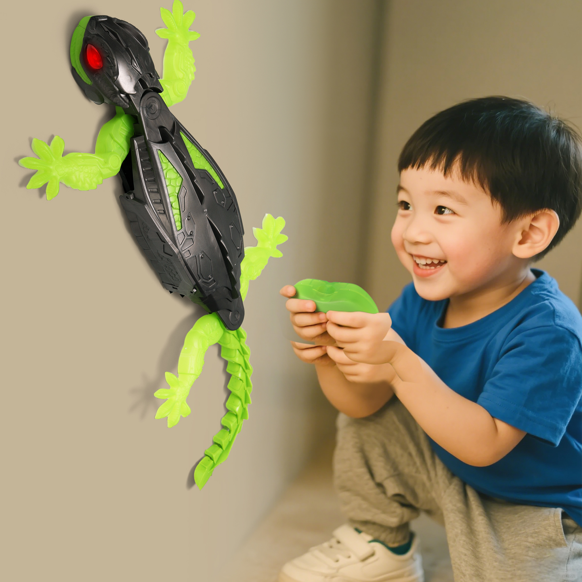 智能电动遥控动物充电可遥控爬墙壁虎爬行遥控爬墙车男孩女孩玩具
