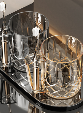 刷牙杯子漱口杯2025新款高颜值儿童牙具杯子一家三口洗漱杯子情侣