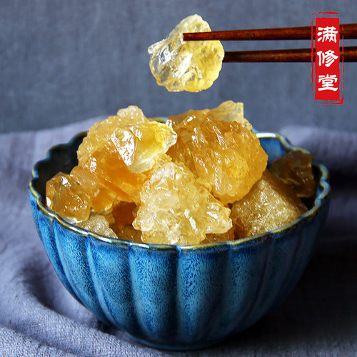 黄冰糖调味煲汤材料海底椰雪梨膏