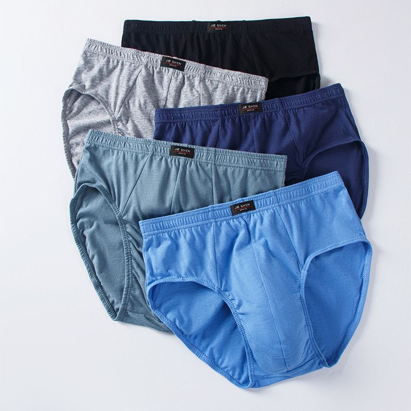 高腰棉質男士內褲夏天透氣三角褲