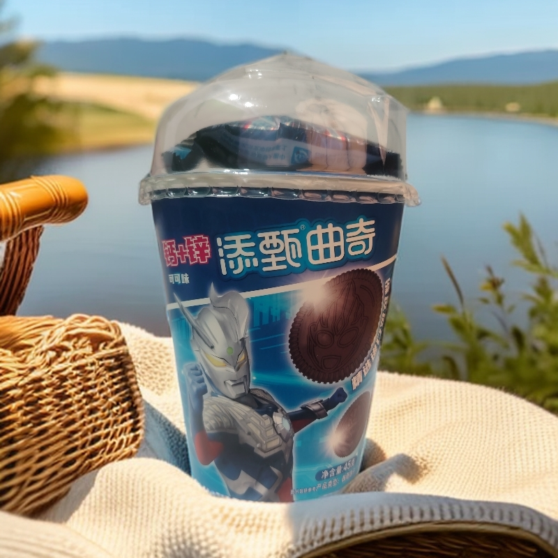 临期正版添乐卡通王奥特曼零食生日礼物曲奇饼干男孩儿童零食饼干