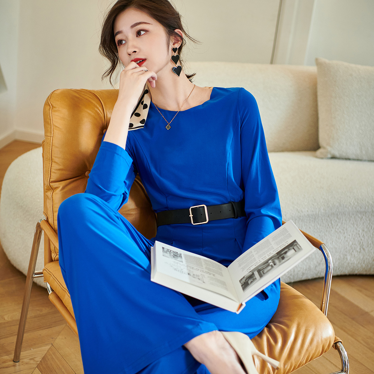 芭知彩2022新款短袖高腰工装