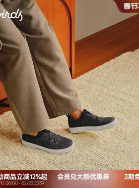 Allbirds羊毛鞋Booster Blocking秋冬保暖黑色休闲增高男款板鞋