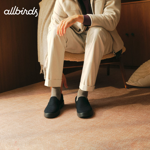 Allbirds休闲鞋Wool Cruiser Slip On新品羊毛舒适通勤男鞋一脚蹬