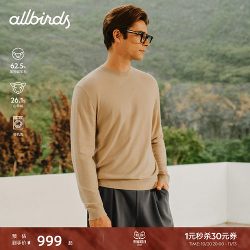 AllbirdsWoolMere男士针织套头