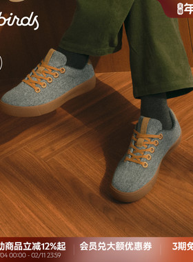 Allbirds德训鞋Booster Fleece绒面厚底羊毛柔软舒适女休闲鞋