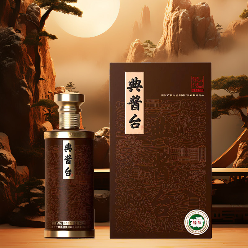 典酱台53度酱香白酒500ml