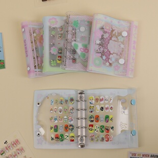 卡通迷你穿戴甲收纳册新款美甲展示板穿戴甲收纳册美甲收纳展示