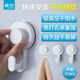 茶花塑料免打孔单钩简约创意挂钩卫生间厨房浴室厕所毛巾钩