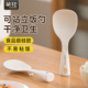 茶花可立硅胶饭勺饭铲不沾米饭食品级饭勺子盛饭电饭煲站立不沾饭