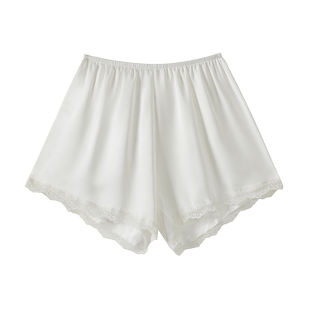 蕾丝安全裤女防走光可外穿夏天薄款冰丝居家短裤睡裤宽松打底短裤