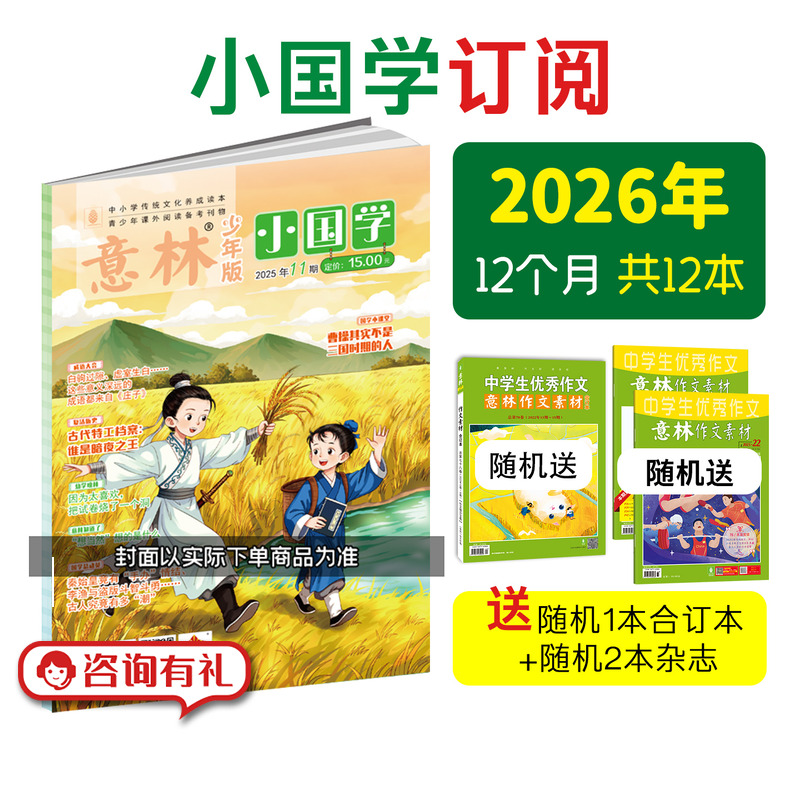 意林旗舰店小国学2025年订阅