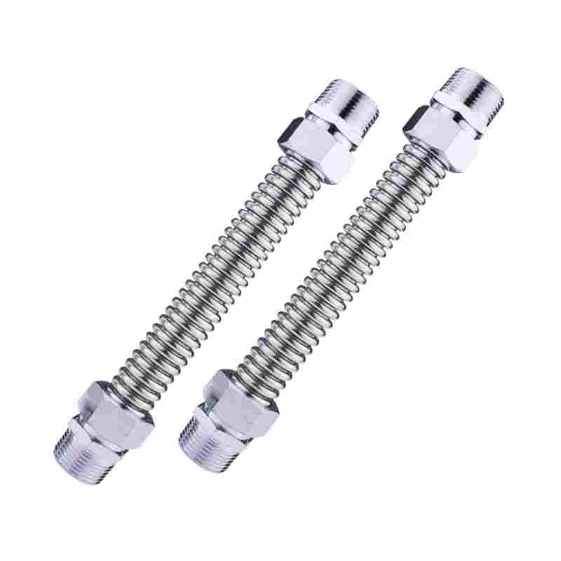 304不锈钢空调波纹管DN15风机盘管空调金属软管4分6分1寸DN20 25