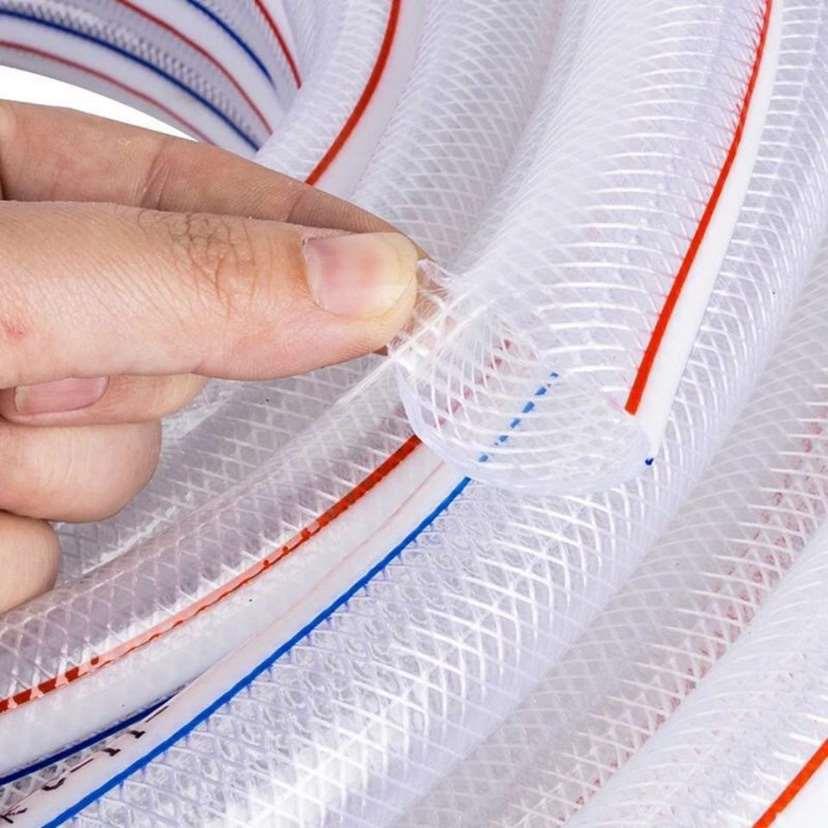 水管软管pvc蛇皮网纹管4分6分1寸1.2寸1.5寸2寸园艺灌溉高压软管