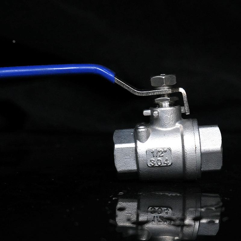 不锈钢球阀二片式两片式丝口球阀 4分6分1寸2寸阀门DN15/20/25/50